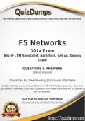 301a Dumps - Way To Success In Real F5 Networks 301a Exam