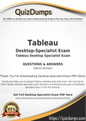 Desktop-Specialist Dumps - Way To Success In Real Tableau Desktop-Specialist Exam
