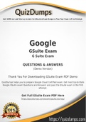 GSuite Dumps - Way To Success In Real Google GSuite Exam