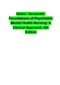 Halter: Varcarolis’ Foundations of Psychiatric Mental Health Nursing: A Clinical Approach, 8th Edition