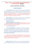 &lbrack;SOLVED&rsqb; MN551 Quiz 5 Advanced Physiology and Pathophysiology Across the Life Span midterm