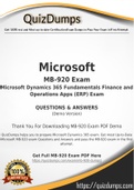 MB-920 Dumps - Way To Success In Real Microsoft MB-920 Exam