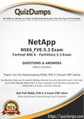 NSE6_FVE-5.3 Dumps - Way To Success In Real NetApp NSE6_FVE-5.3 Exam