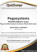 PEGAPCSA84V1 Dumps - Way To Success In Real Pegasystems PEGAPCSA84V1 Exam