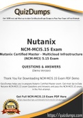 NCM-MCI5-15 Dumps - Way To Success In Real Nutanix NCM-MCI5-15 Exam