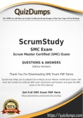 SMC Dumps - Way To Success In Real ScrumStudy SMC Exam