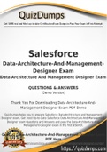 Data-Architecture-And-Management-Designer Dumps - Way To Success In Real Salesforce Data-Architecture-And-Management-Designer Exam