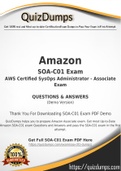 SOA-C01 Dumps - Way To Success In Real Amazon SOA-C01 Exam