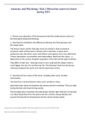 Anatomy and Physiology Task 1 Dissection &lpar;answers&rpar; latest spring 2021&period;