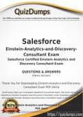 Einstein-Analytics-and-Discovery-Consultant Dumps - Way To Success In Real Salesforce Einstein-Analytics-and-Discovery-Consultant Exam