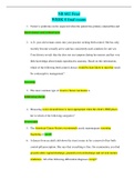 NR 602 Final Exam Review&period; Latest with Correct Answers 
