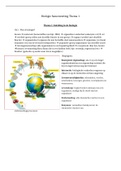 Samenvatting Biologie Thema 1&colon; Inleiding in de biologie 4VWO