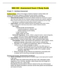 NSG 302 - Assessment Exam 2 Study Guide.