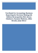 Test Bank For Accounting Business Reporting for Decision Making 6th Edition By Jacqueline Birt, Keryn Chalmers, Suzanne Maloney, Albie Brooks, Judy Oliver