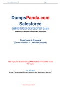 Updated (100% Accurate) Exam Salesforce OmniStudio-Developer Dumps 