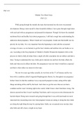 2 2 short essay.docx    PSY 321  Module Two Short Essay  PSY 321  While going through the module the topic that interested me the most was prenatal development. Being a mom myself to three beautiful children, I have gone through rough times with each and 