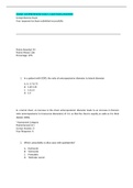MOSBY COMPREHENSIVE EXAM 4 QUESTIONS/ANSWERS 