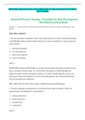 NURS 5002 Advanced Practice Nursing Essentials for Role Development 4th Edition Joel Test Bank