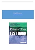 TEST BANK FOR PHARMACOLOGY A PATIENT CENTERED NURSING PROCESS APPROACH 9TH EDITION BY MCCUISTION