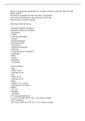 NUR 224study guid HESi &NCLEX