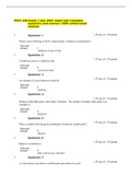 PSYC 320 Exam 1 new 2021 exam test complete questions and answers 100% solved exam solution 