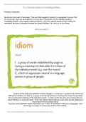 The ultimate guide to translating idioms
