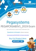 Pegasystems PEGAPCRSA80V1_2019 Dumps - Getting Ready For The Pegasystems PEGAPCRSA80V1_2019 Exam