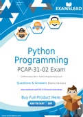 Python Programming PCAP-31-02 Dumps - Getting Ready For The Python Programming PCAP-31-02 Exam