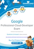 Google Professional-Cloud-Developer Dumps - Getting Ready For The Google Professional-Cloud-Developer Exam