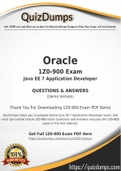 1Z0-900 Dumps - Way To Success In Real Oracle 1Z0-900 Exam