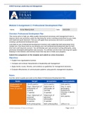 N4455  Professional Development Plan