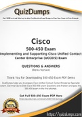 500-450 Dumps - Way To Success In Real Cisco 500-450 Exam