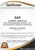 C_HRHPC_2005 Dumps - Way To Success In Real SAP C_HRHPC_2005 Exam