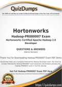 Hadoop-PR000007 Dumps - Way To Success In Real Hortonworks Hadoop-PR000007 Exam