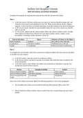 Cultures and Artifacts Worksheet