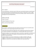 Entrepreneurship Study Guide Module 1 Unit 2