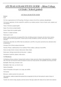 ATI TEAS 6 EXAM STUDY GUIDE &ndash; Blinn College &lpar;A Grade &sol; School graded&rpar;