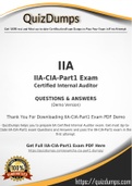 IIA-CIA-Part1 Dumps - Way To Success In Real IIA-CIA-Part1 Exam