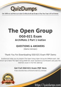 OG0-021 Dumps - Way To Success In Real The Open Group OG0-021 Exam