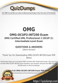 OMG-OCUP2-INT200 Dumps - Way To Success In Real OMG-OCUP2-INT200 Exam