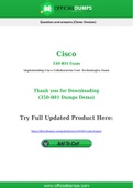 350-801 Dumps - Pass with Latest Cisco 350-801 Exam Dumps