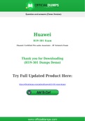 H19-301 Dumps - Pass with Latest Huawei H19-301 Exam Dumps
