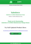 Salesforce-Certified-Administrator Dumps - Pass with Latest Salesforce-Certified-Administrator Exam Dumps