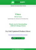 300-625 Dumps - Pass with Latest Cisco 300-625 Exam Dumps