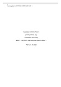 Summary Chamberlain University-NURSING-NR 661-10626 W5 APN Capstone Portfolio Part 1.