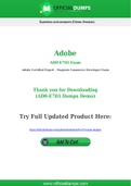 AD0-E703 Dumps - Pass with Latest Adobe AD0-E703 Exam Dumps