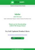 AD0-E700 Dumps - Pass with Latest Adobe AD0-E700 Exam Dumps