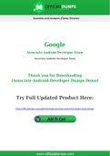 Associate-Android-Developer Dumps - Pass with Latest Google Associate-Android-Developer Exam Dumps