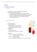 Samenvatting bloedleer H1-6 