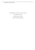 Exam &lpar;elaborations&rpar; NR 505 Nurse Staffing Ratios Data Collection&comma; Analysis&comma; Evaluation and Dissemination of Results Chamberlain College of Nursing &lpar;NR 505 Nurse Staffing Ratios Data Collection&comma; Analysis&comma; Evaluation and Dissemination of Results Chamberlain